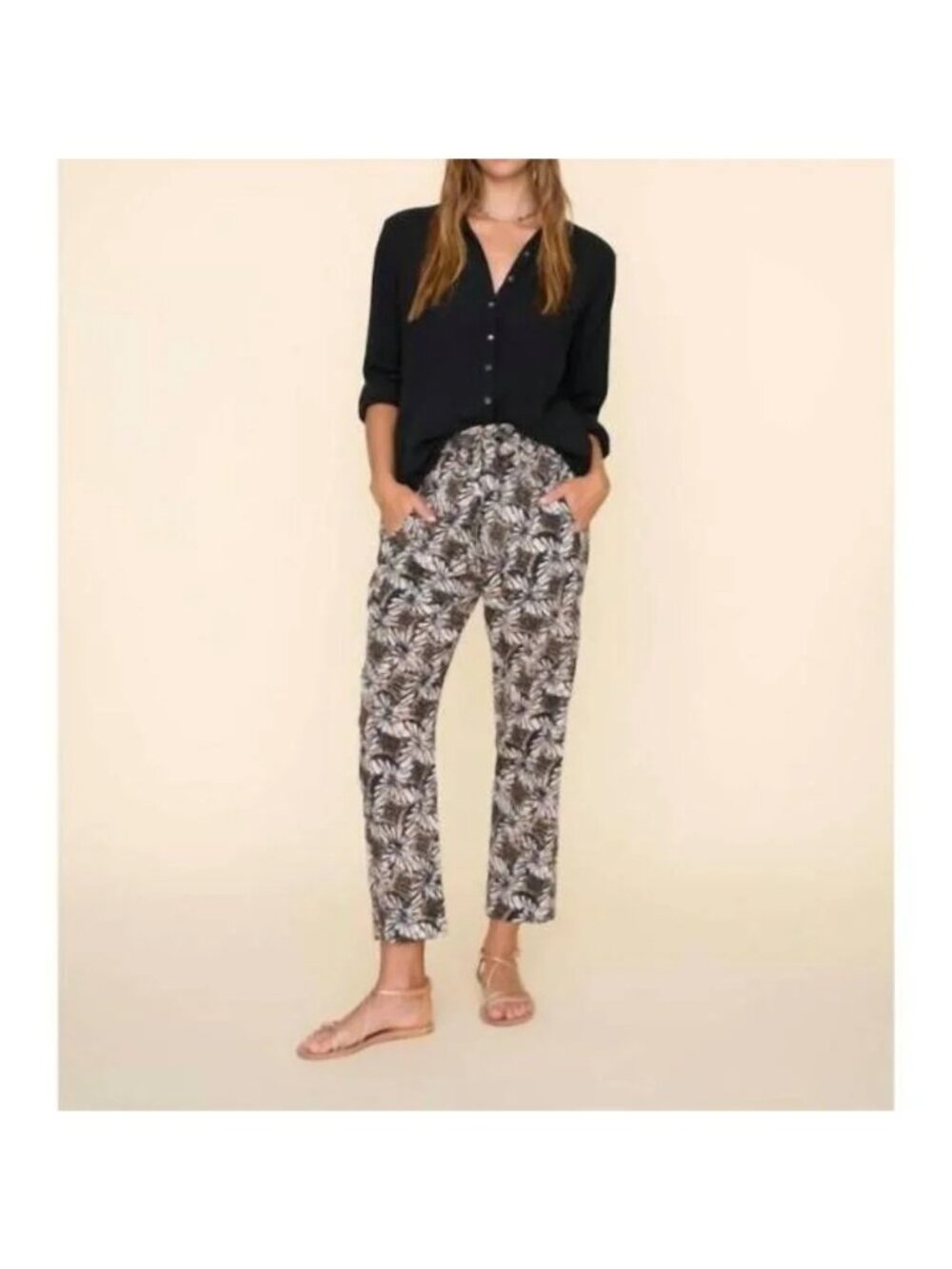 NWOT Xirena Draper Pants in Tobacco Petal Size MEDIUM